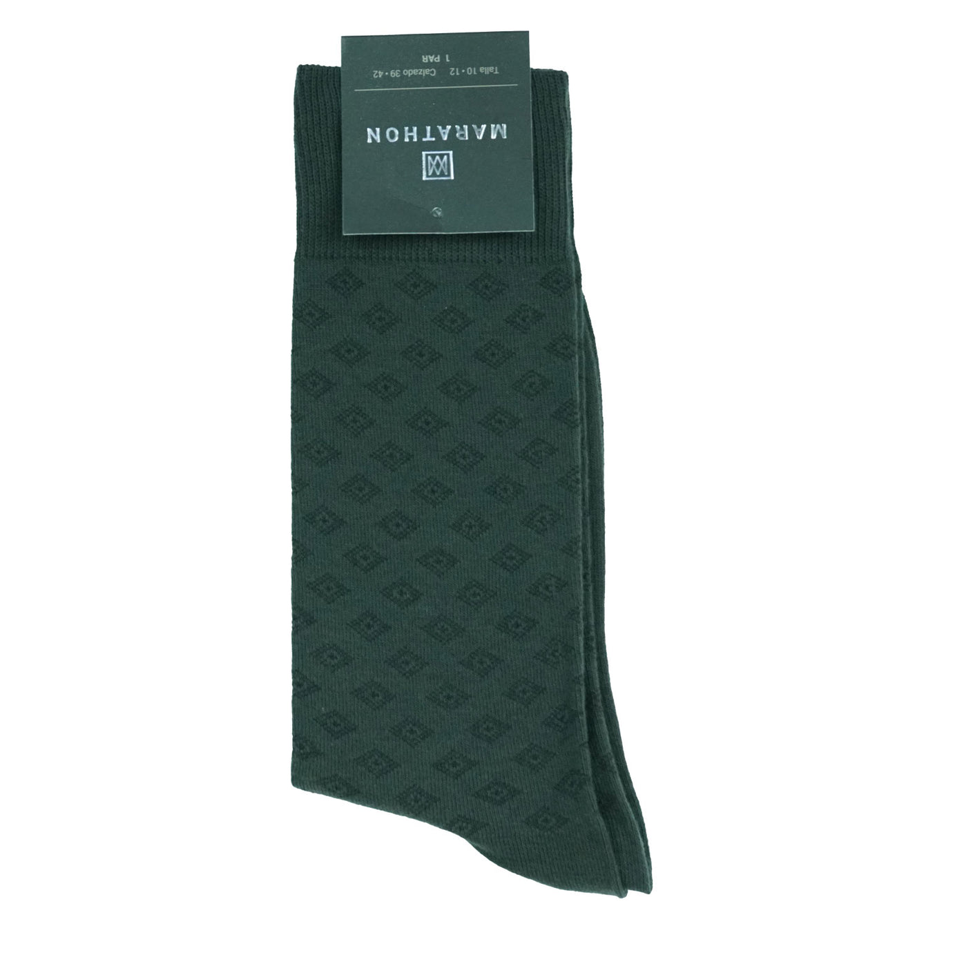 DRESS SOCKS GRAY MED RHOMBUSES