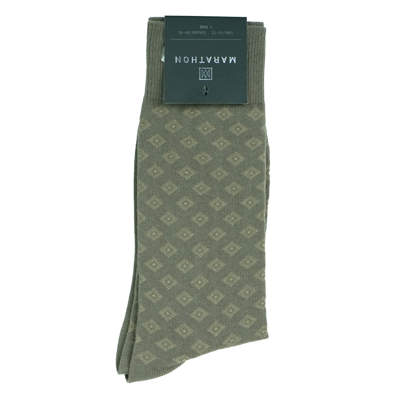 DRESS SOCKS CAMEL RHOMBUSES