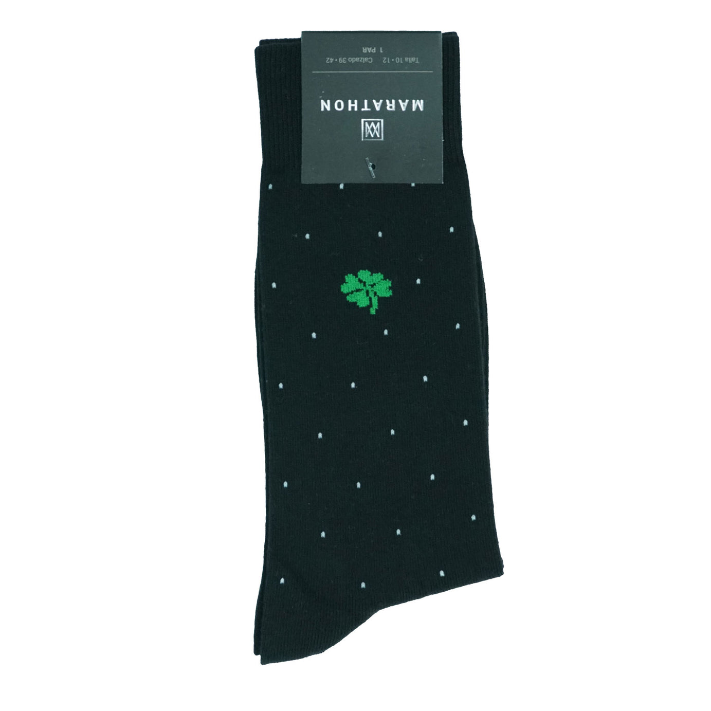 DRESS SOCKS CLOVER BLACK