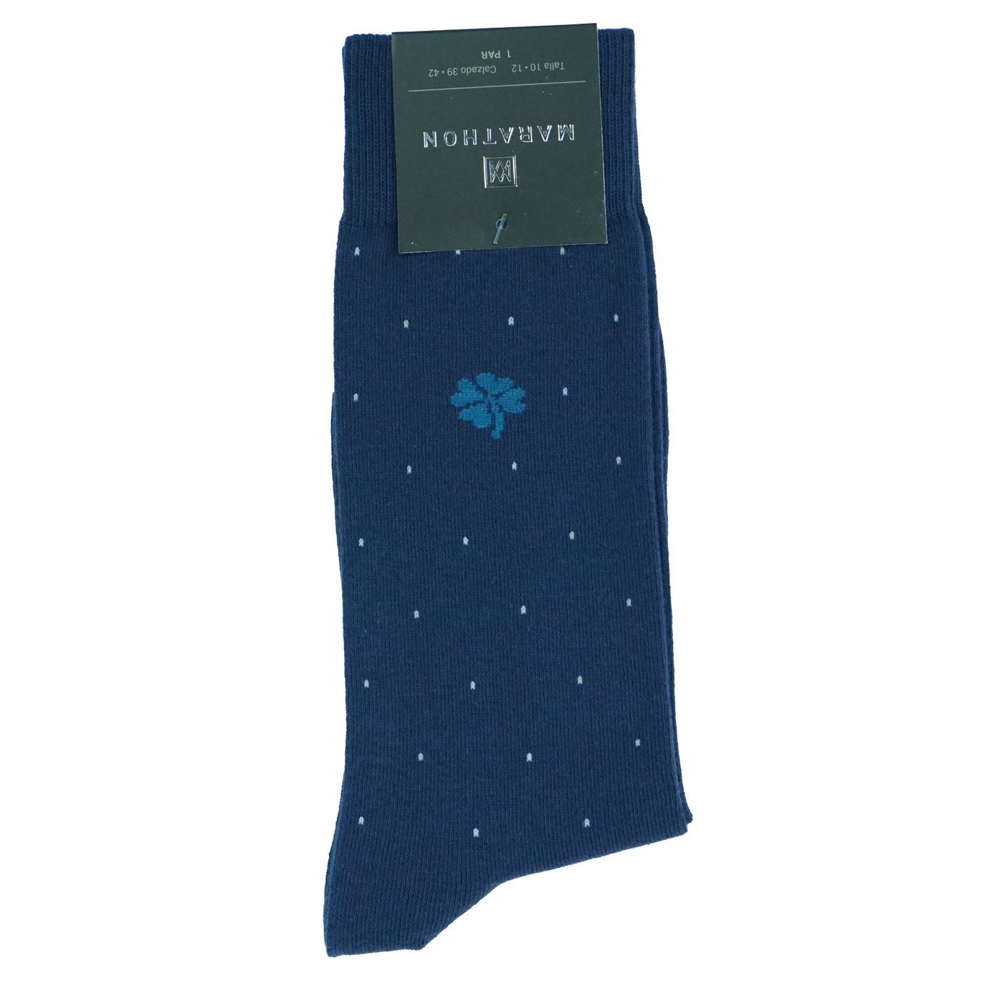 DRESS SOCKS CLOVER BLUE