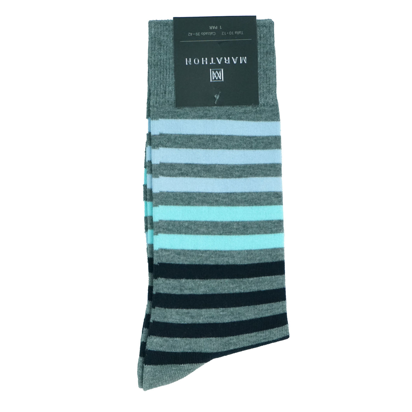 DRESS SOCKS GRAY STRIPES