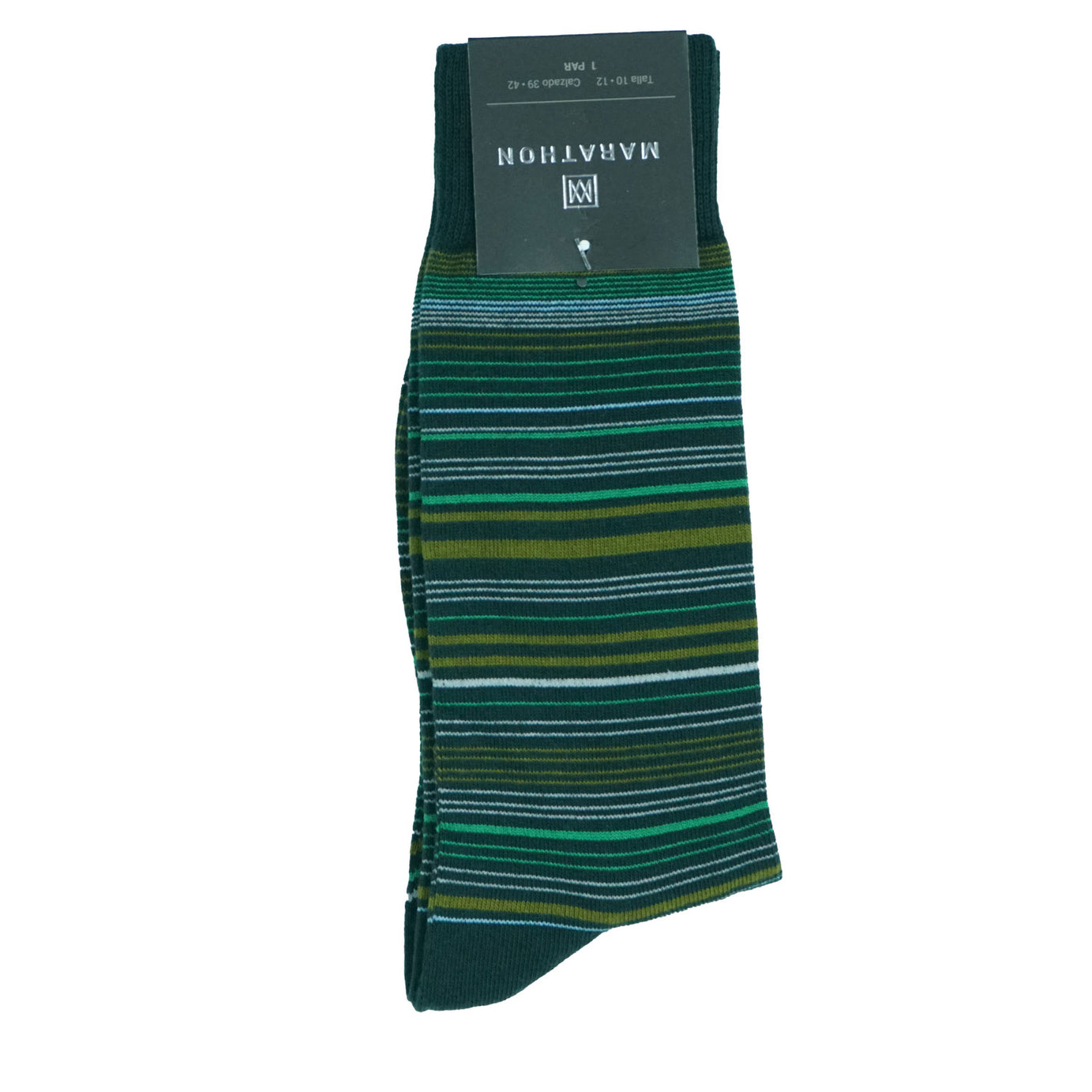 DRESS SOCKS GREEN LINES