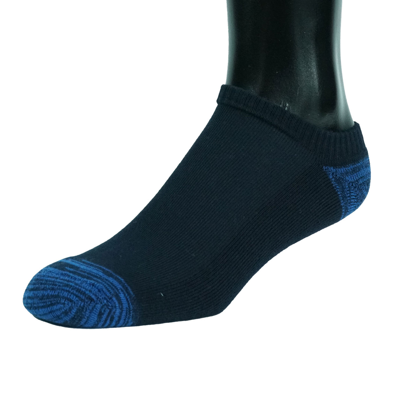 NO-SHOW BLUE SOCKS TOWEL