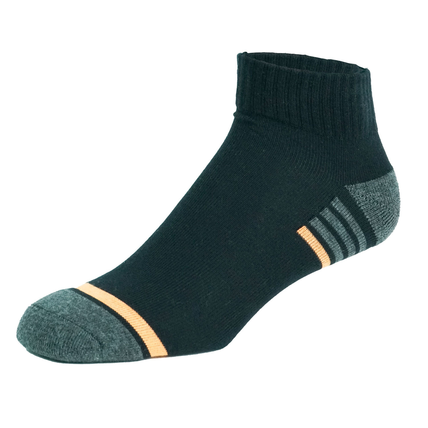 LOW CUT BLACK TOWEL SOCKS