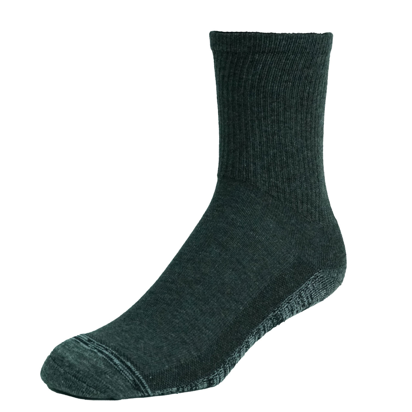 1/2 CREW GRAY SOCKS