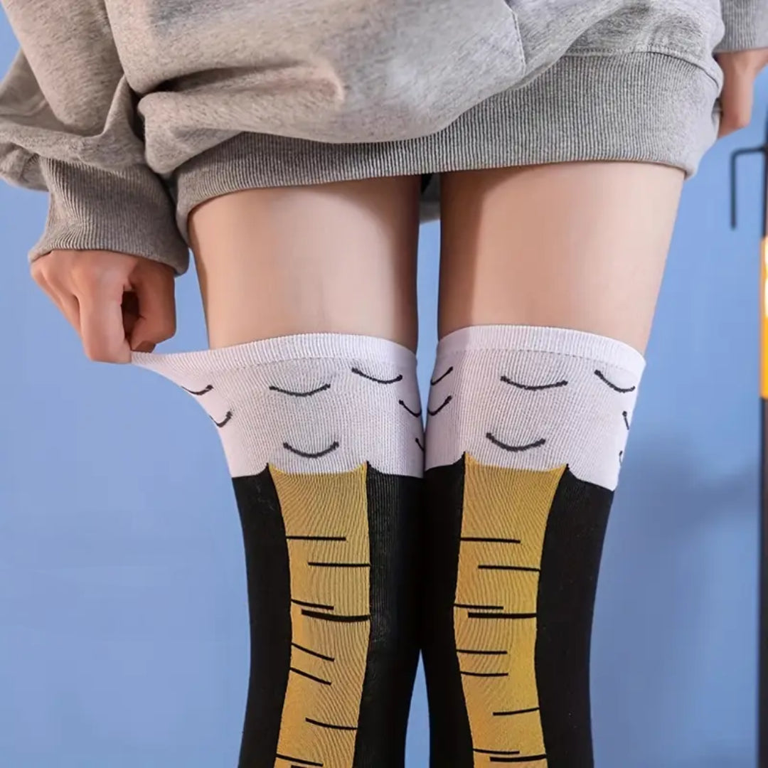 OVER-THE-KNEE SOCKS (Custom) – Fashion & Function | Min 100 Pairs | Your Logo, Your Style