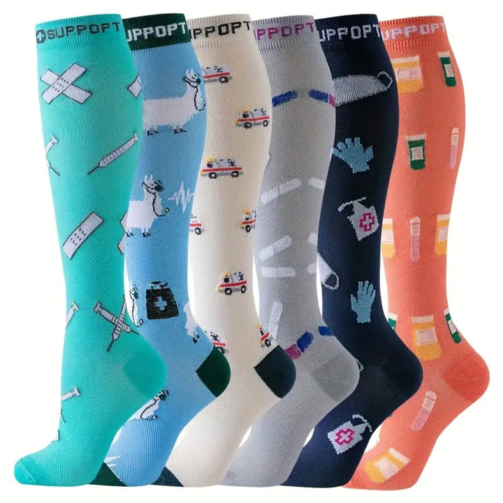 OVER-THE-KNEE SOCKS (Custom) – Fashion & Function | Min 100 Pairs | Your Logo, Your Style