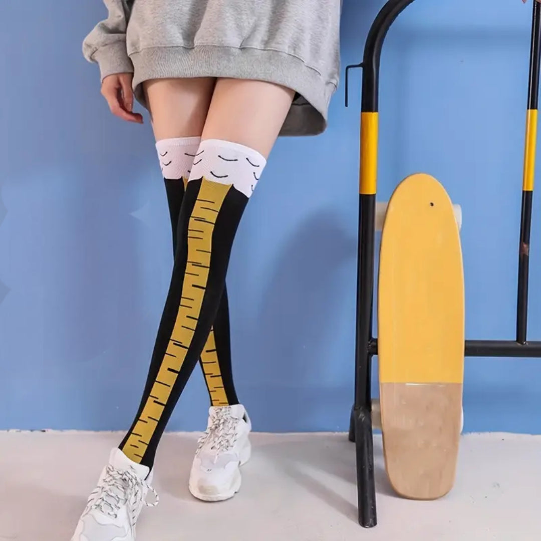 OVER-THE-KNEE SOCKS (Custom) – Fashion & Function | Min 100 Pairs | Your Logo, Your Style