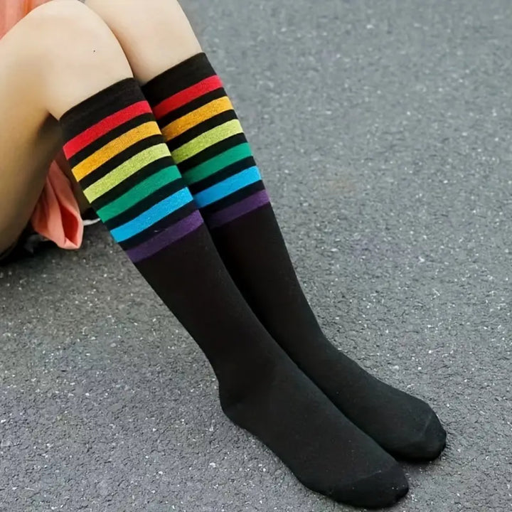 KNEE-HIGH SOCKS (Custom) – Performance & Style | Min 100 Pairs | Your Logo, Your Brand