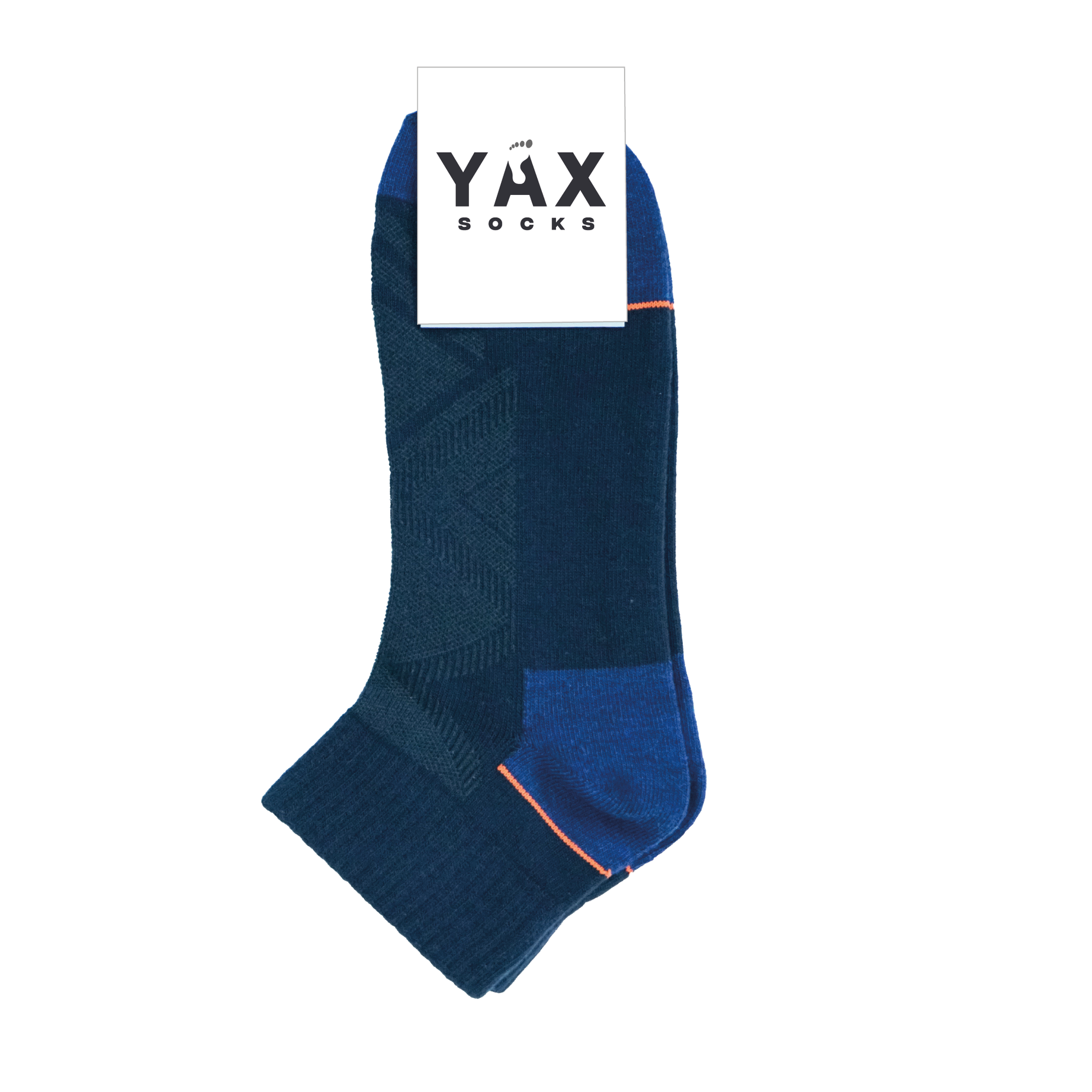 LOW CUT BLUE SOCKS SOLE DESIGN