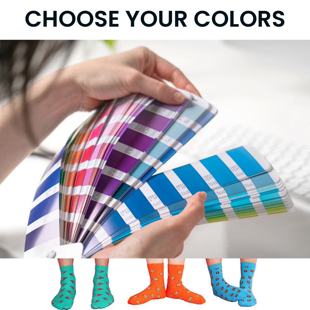 DRESS SOCKS (Custom) – Premium Business & Formal Wear | Min 100 Pairs | Your Logo, Your Style